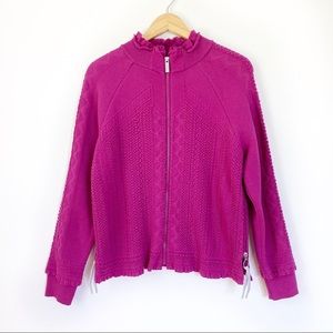 NIC+ZOE Pink Cozy Sweatshirt
